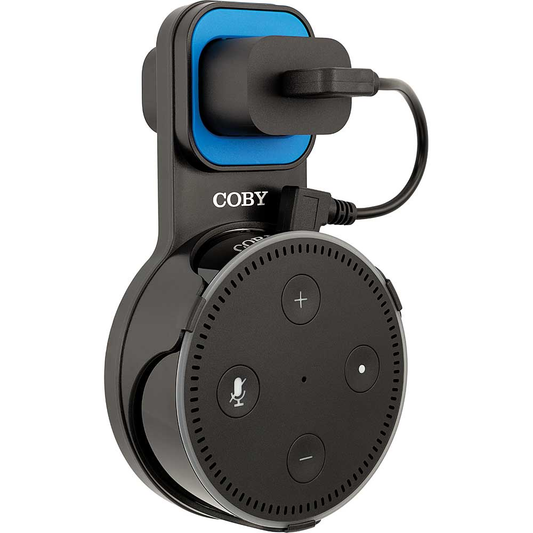 Coby Wall Mount for 2nd Gen. EchoDot, Black