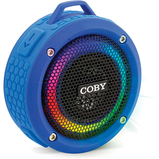 Coby Waterproof True Wireless Bluetooth� Speaker, Blue