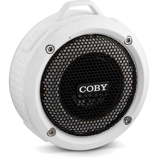 Coby Waterproof True Wireless Bluetooth� Speaker, White