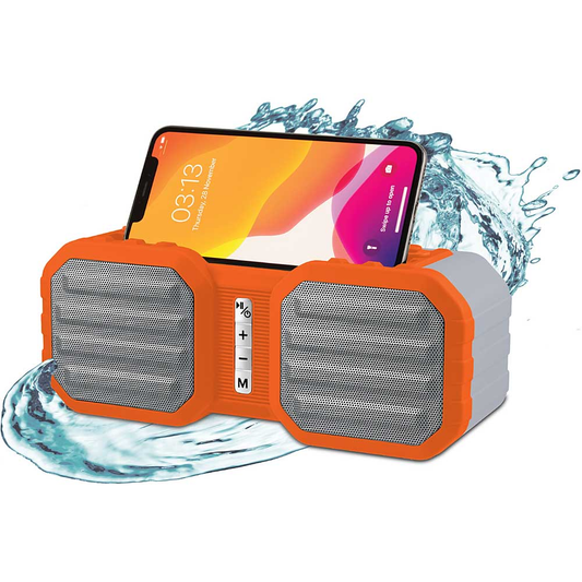 Coby "Ranger" Portable Speaker Water Resistant and Rugged, Orange