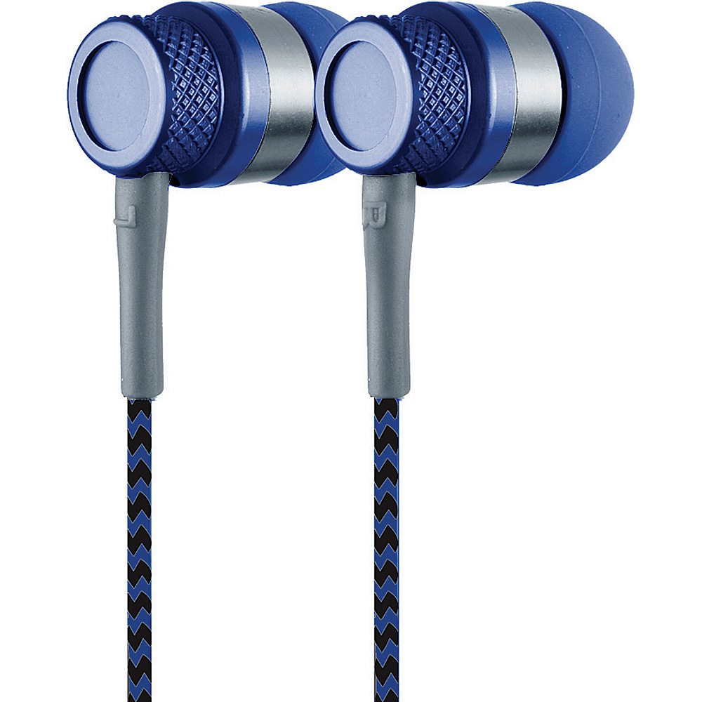 Coby "Jammerz" Metal Stereo Earbuds, Blue