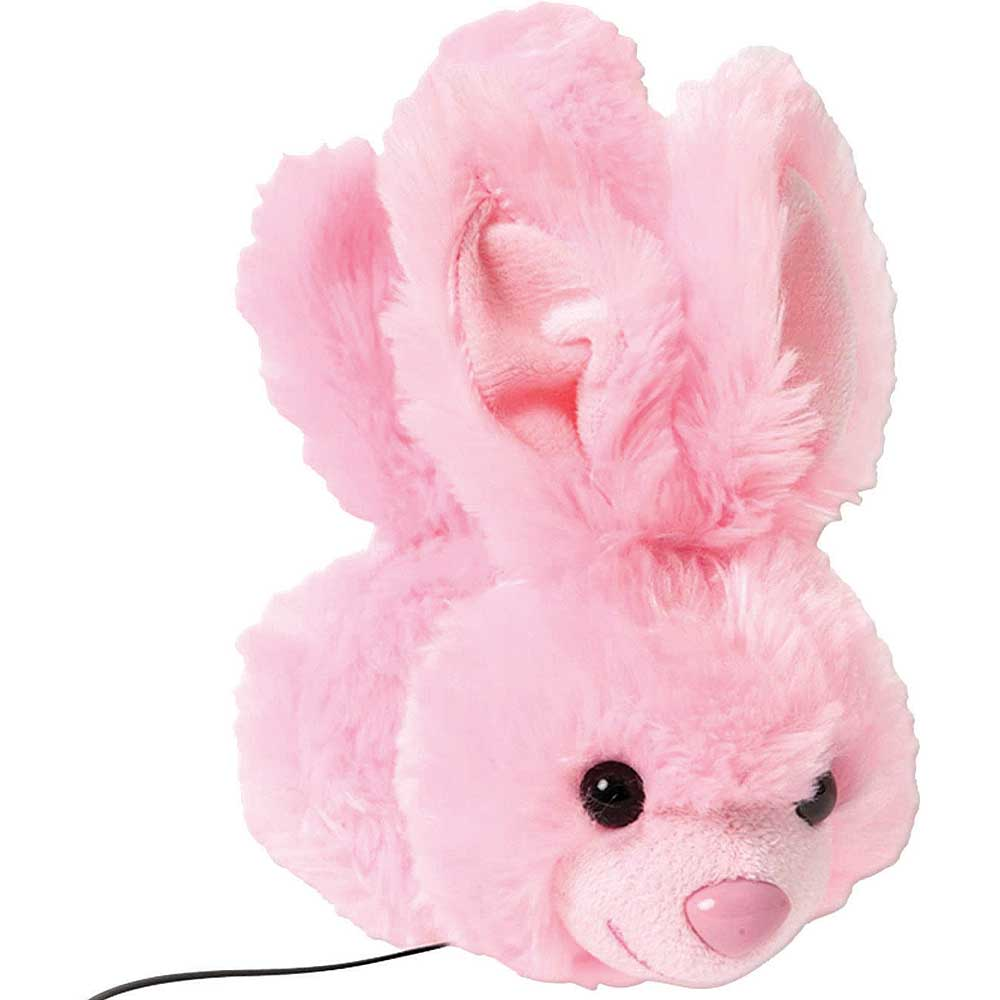 Coby PLUSH Headphone w/Mic, Rabbit