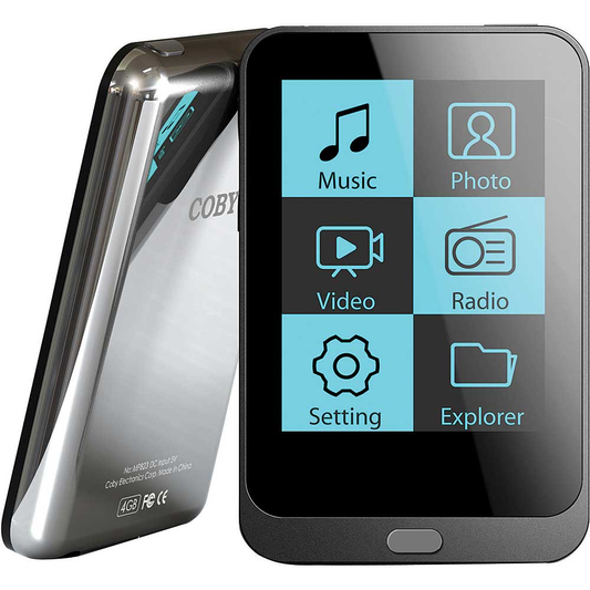 Coby 4GB 2" Touchscreen Video MP3 Player