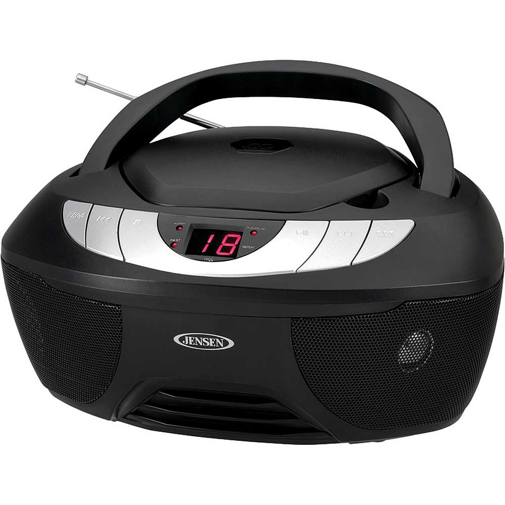 JENSEN Portable Stereo CD Player with AM/FM Radio