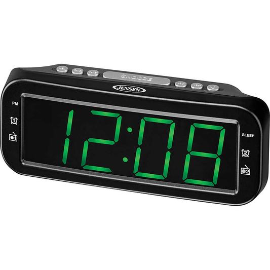 JENSEN AM/FM Dual Alarm Clock Radio