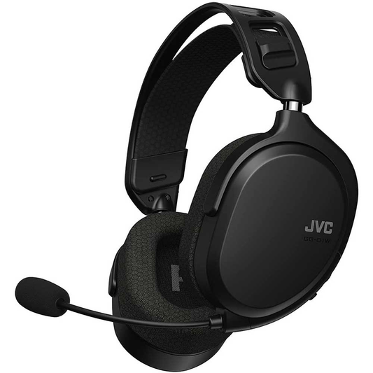 JVC Ultralight Wireless On-Ear Gaming Headset, Black