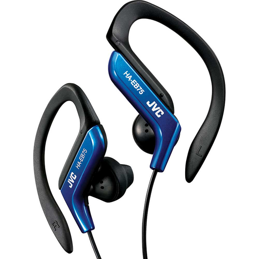 JVC Sports Ear-Clip Headphones, Blue