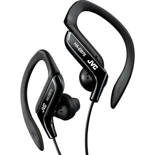 JVC Sports Ear-Clip Headphones, Black