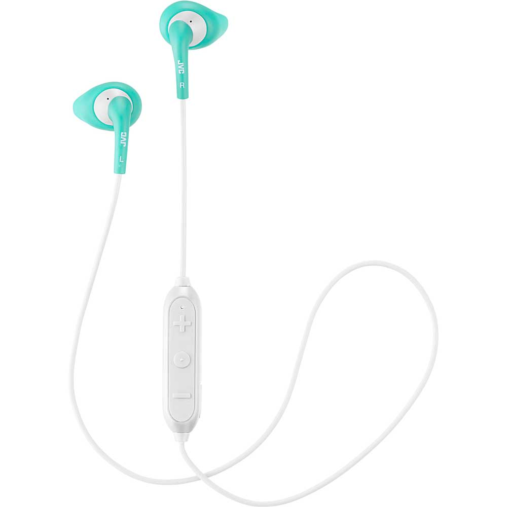 JVC Gumy Sport Wireless Headphones, Mint Green