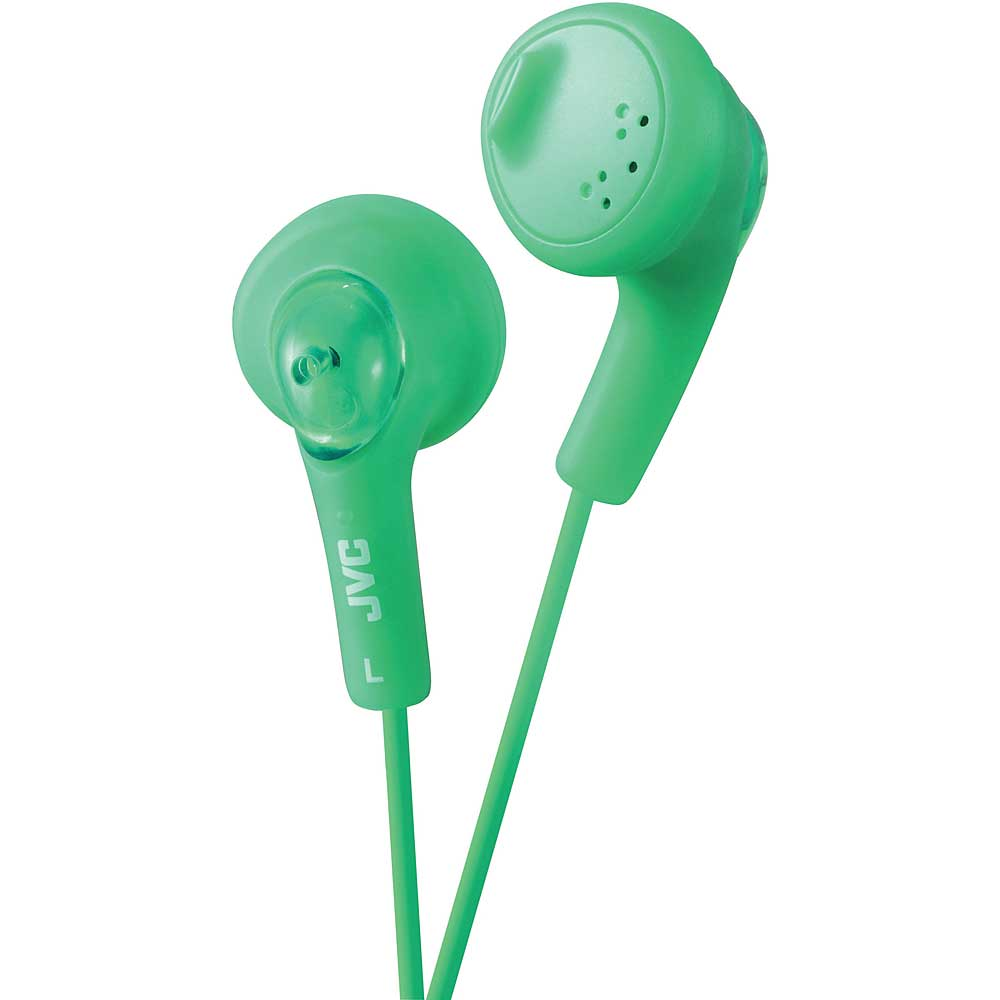 JVC "Gumy" Earbuds, Green