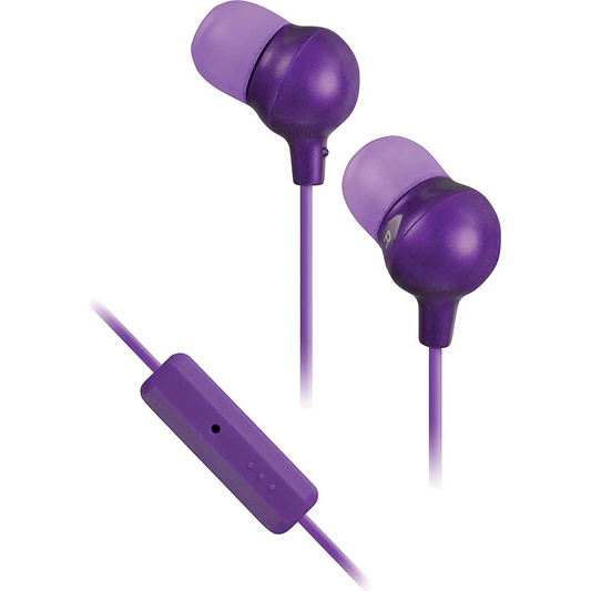 JVC "Marshmallow" Earbuds with Mic & Remote, Violet