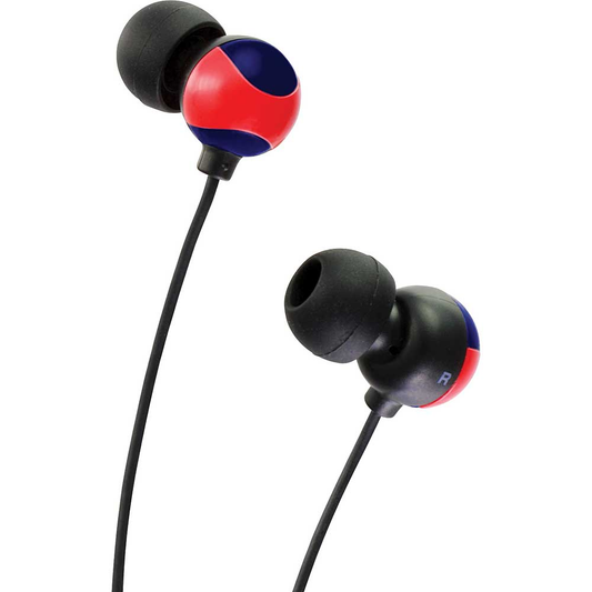 JVC High Quality In-Ear Headphones, Red/Blue