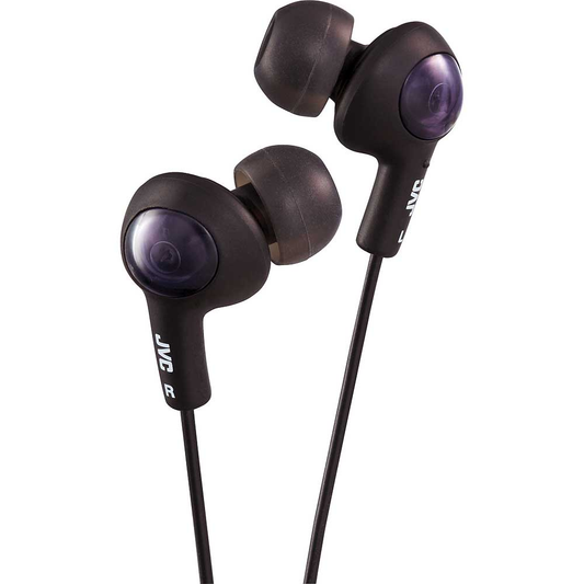 JVC "Gumy Plus" Earbuds, Black