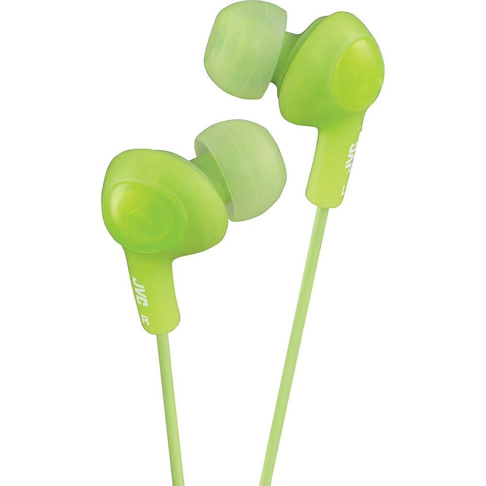 JVC "Gumy Plus" Earbuds, Green