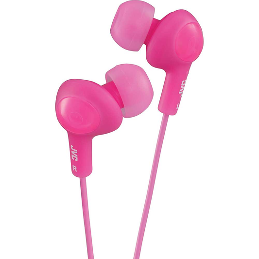 JVC "Gumy Plus" Earbuds, Pink