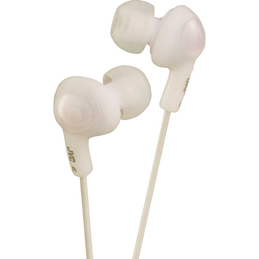 JVC "Gumy Plus" Earbuds, White