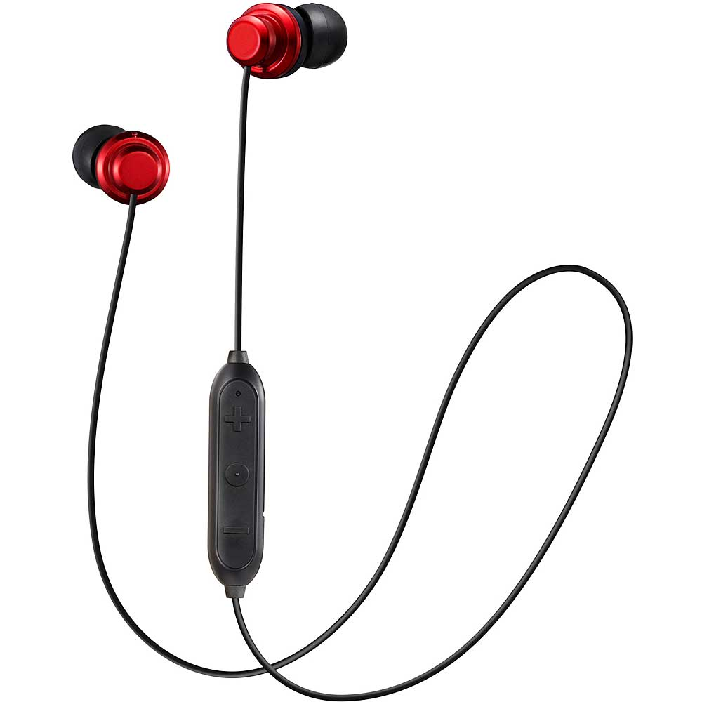 JVC Wireless Inner Ear Headphones, Red