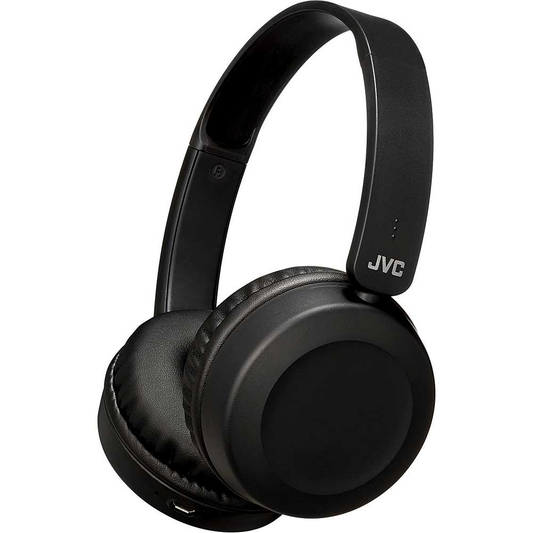 JVC Foldable Bluetooth on-ear Headphones, Black