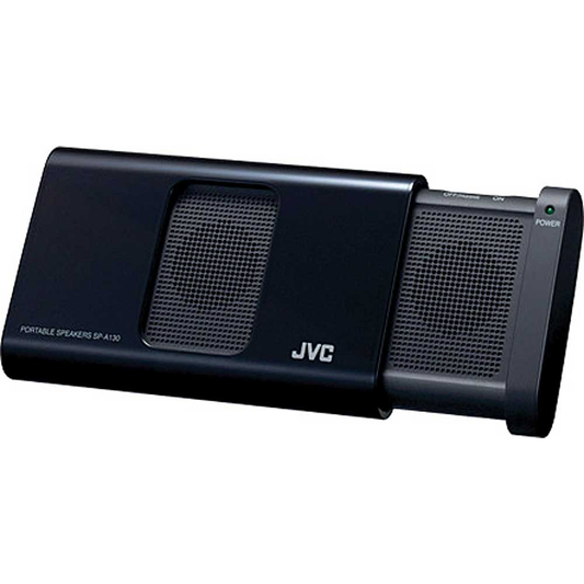JVC Color Matching Portable Stereo Speakers For iPod, Black