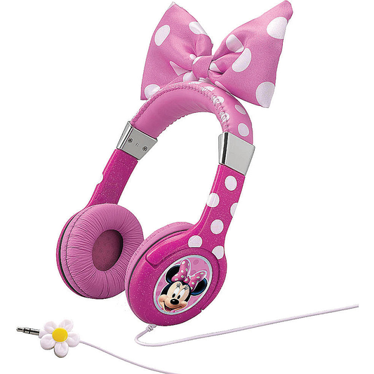 KID DESIGNS Disney's Minnie Mouse Bowtique Youth Headphones