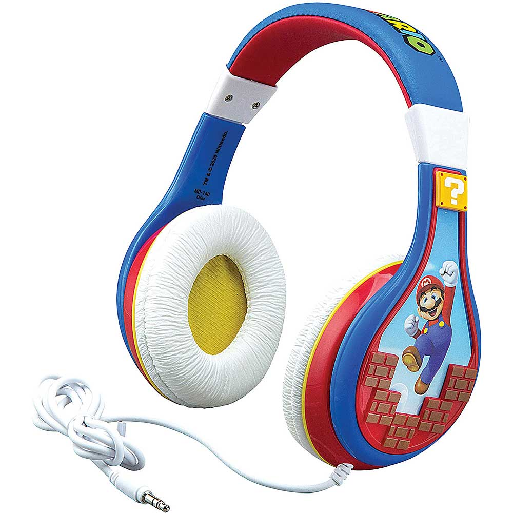 KID DESIGNS Super Mario Kids Headphones
