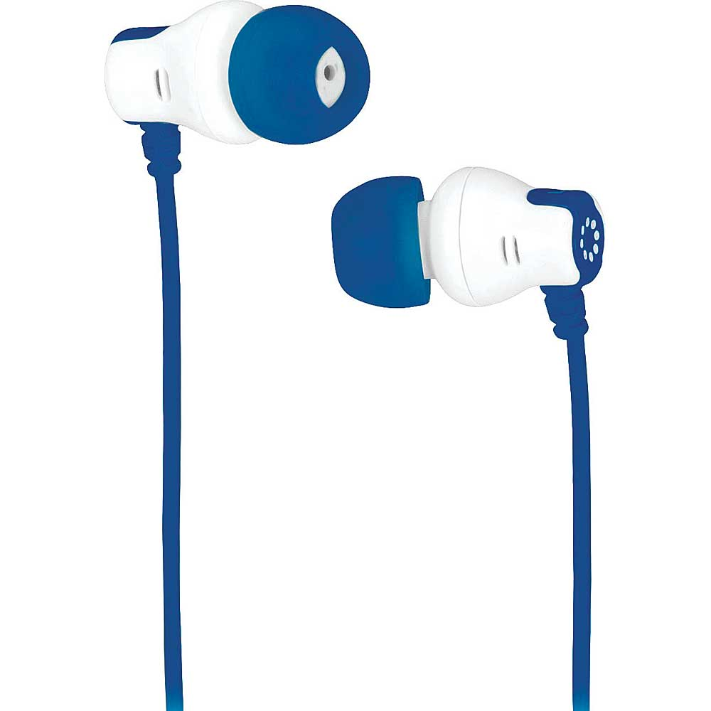 Memorex Stereo Earbuds, Dark Blue