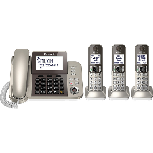 Panasonic DECT 6.0 Expandable Phone with 3 Handsets