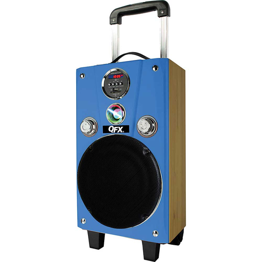 QFX Portable Tailgate Speaker, Blue