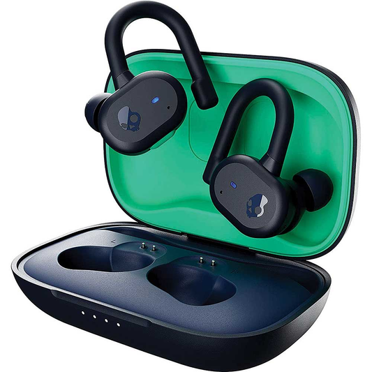 Skullcandy Push Active True Wireless Sport Earbuds, Dark Blue/Green