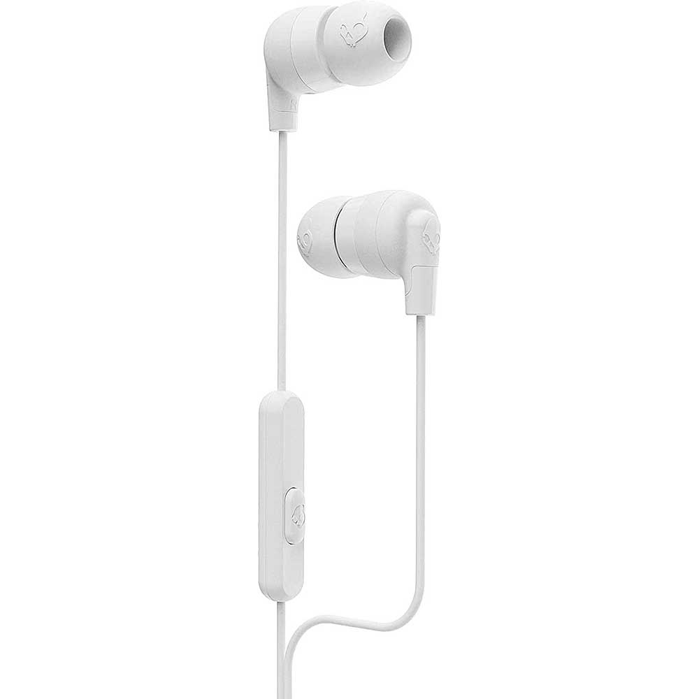 Skullcandy Ink'D+ Wired In-Ear Headphones, White