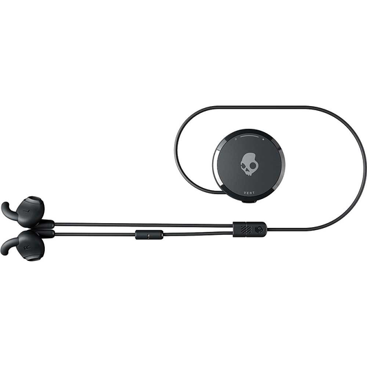 Skullcandy Headphone Vert Sport In-Ear Wireless, Black