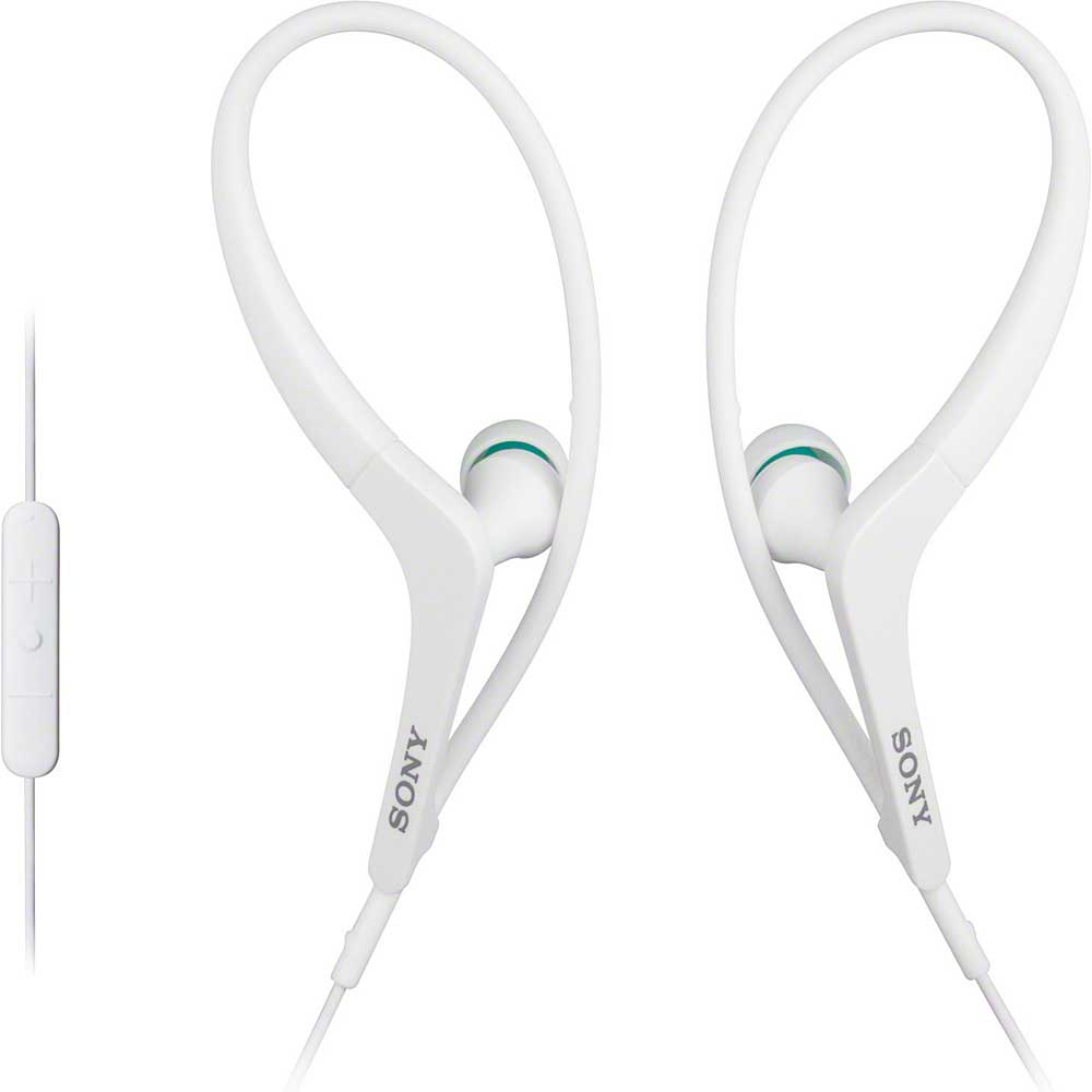 Sony Active Series Headphones with Mic, White