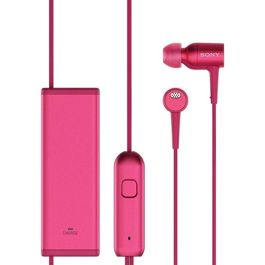 Sony Noise Cancelling Headphones w/Mic, Pink