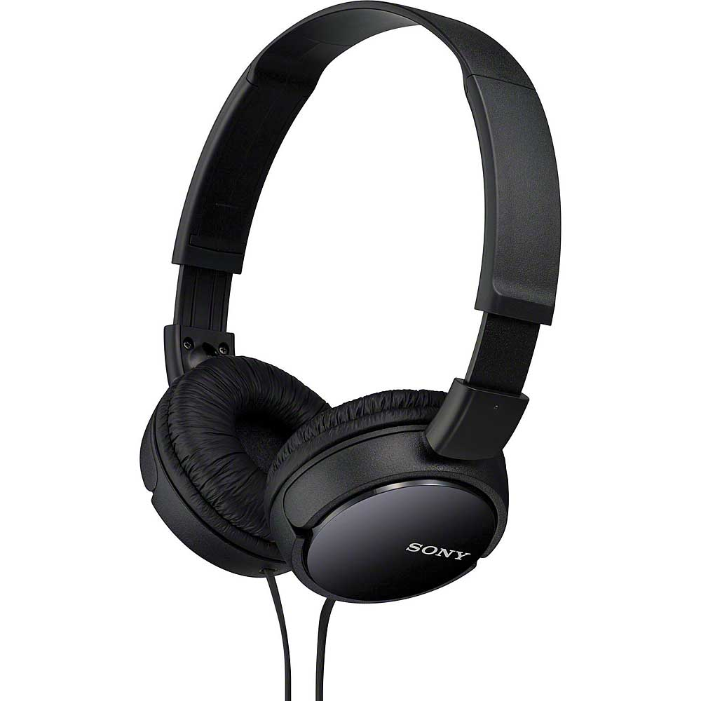 SONY ZX Series Stereo Headphones, Black