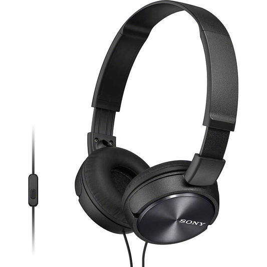 Sony ZX Series Headphones with Mic & Remote, Black