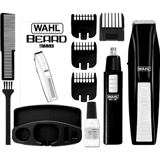 Wahl Wireless Men's Beard & Ear/Nose Trimmer