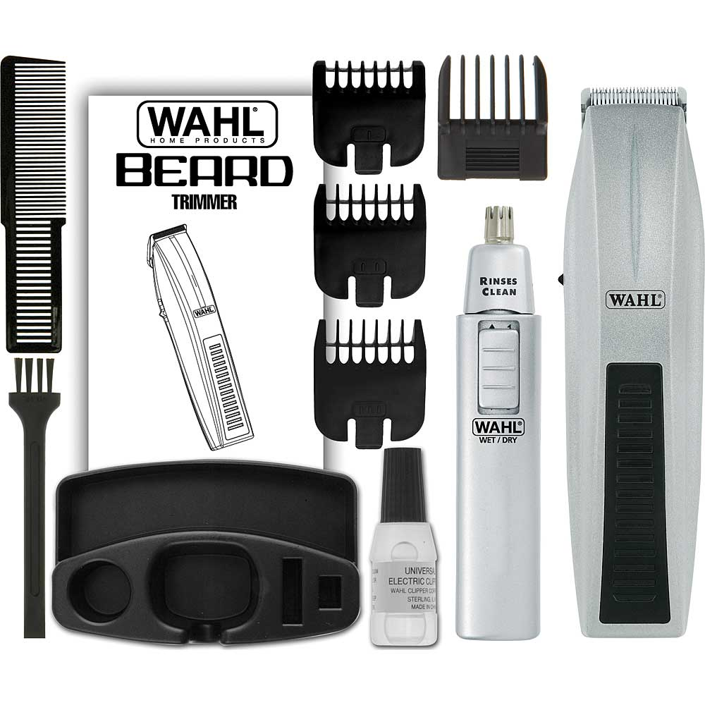 WAHL Mustache/Beard Trimmer with Bonus Ear/Nose Trimmer