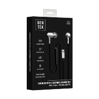 LIGHTNING WIRED EARBUDS-METAL BLK
