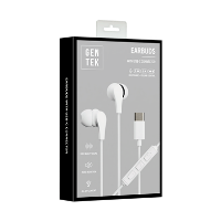 TYPE C WIRED EARBUDS-PVC WH