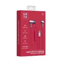 TYPE C WIRED EARBUDS-METAL RED