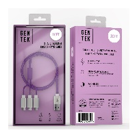 10FT LAVENDER 3-IN-1 CABLE