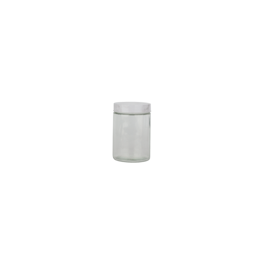 57 Ounce Round Glass Container with Marble Printed  Lid
