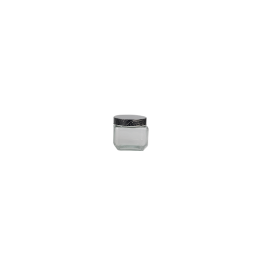 25 Ounce SQUARE  Glass Container