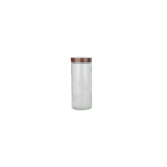 67 Ounce Round Glass Container