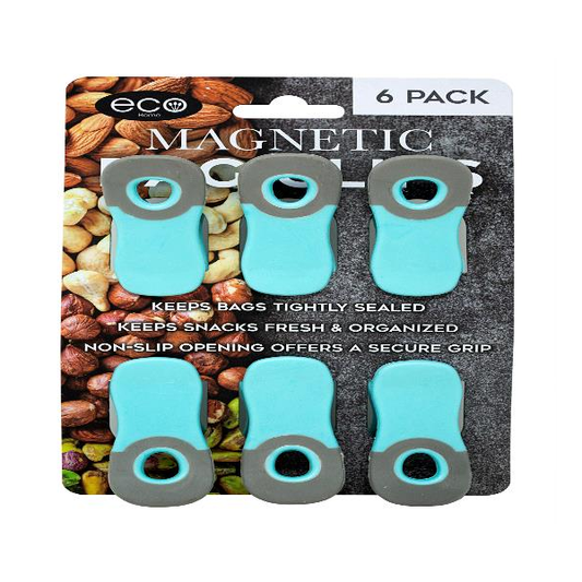 6 PC MAGNETIC BAG CLIPS