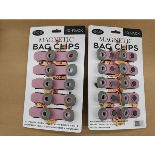 10 PC MAGNETIC BAG CLIPS