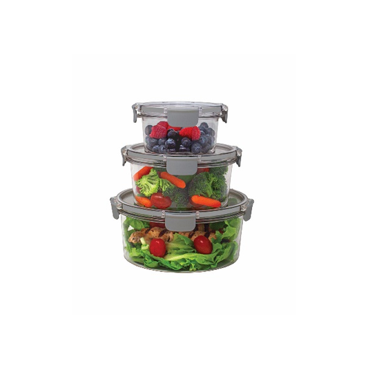 3 PC ROUND AIRTITE CONTAINERS