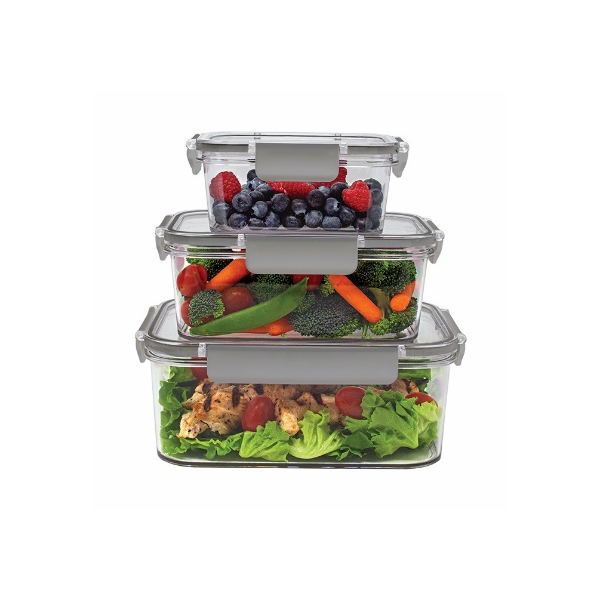 3 PC RECTANGLE AIRTITE CONTAINERS