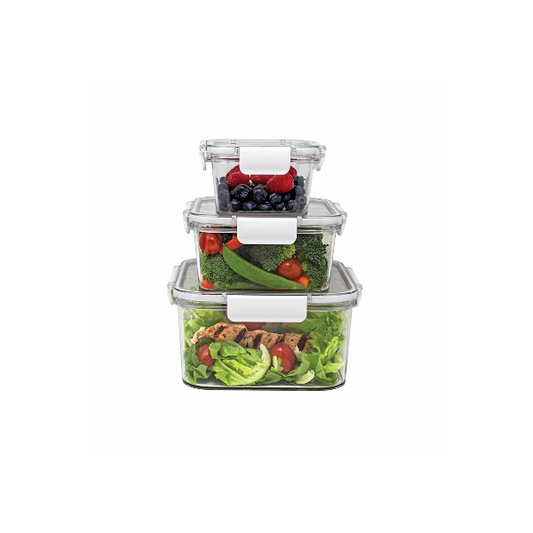 3 PC SQUARE AIRTITE CONTAINERS